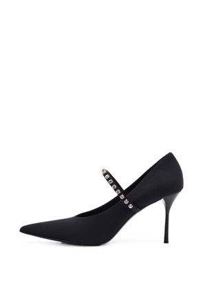 Miu Miu Pre-Owned crystal-embellished pumps - Black