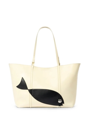 Jacquemus Le Marino fish-patch tote bag - Yellow
