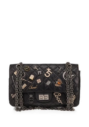CHANEL Pre-Owned 2016 2.55 Charms shoulder bag - Black