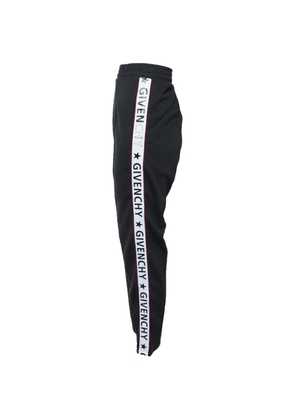 Givenchy Pre-Owned logo tape track pants - Black