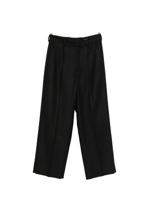 MM6 Maison Margiela pleated-design trousers - Black