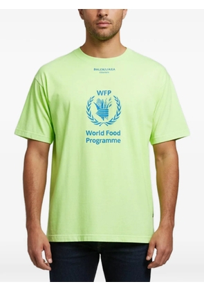 Balenciaga Pre-Owned World Food Programme oversized T-shirt - Green