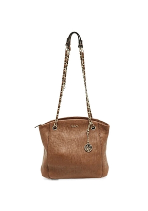 DKNY Vintage chain-strap tote bag - Brown
