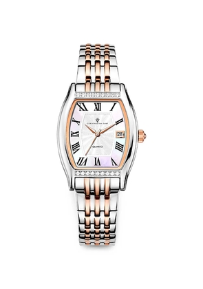 CHRISTIAN VAN SANT Gemma 34mm watch - White