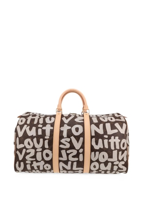 Louis Vuitton Pre-Owned x Stephen Sprouse 2001 50 Keepall Graffiti holdall - Brown