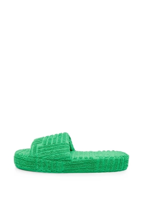 Fendi Pre-Owned knit slides - Green