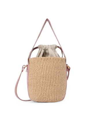 Chloé small Woody drawstring bucket bag - 26S - Nougat