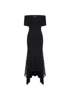 Monse off-shoulder asymmetric dress - Black