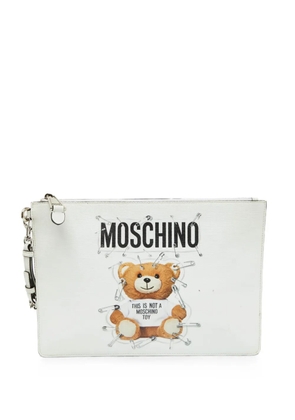 Moschino Pre-Owned This Is Not A Moschino Toy wristlet clutch bag - White