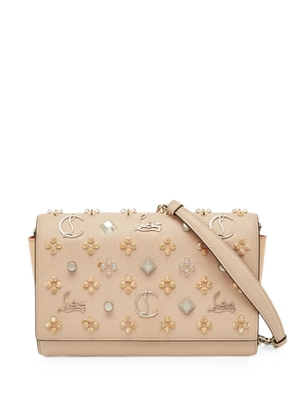 Christian Louboutin Pre-Owned Paloma embellished clutch bag - Neutrals