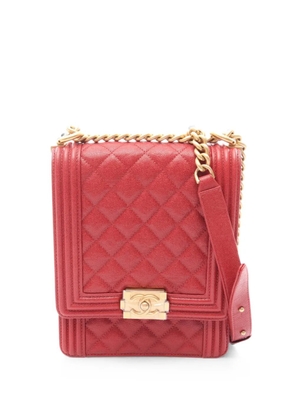 CHANEL Pre-Owned 2019 Boy Chanel crossbody bag - Red