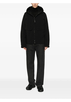 C.P. Company Goggle-detail hooded jacket - Black