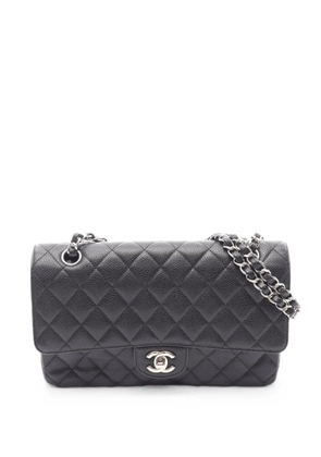 CHANEL Pre-Owned 2014 Double Flap Caviar-leather shoulder bag - Black