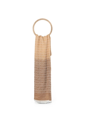 GUESS USA patterned scarf - Neutrals