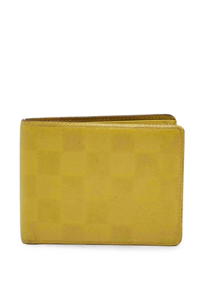 Louis Vuitton Pre-Owned Damier Infini Slender wallet - Yellow