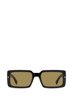 DSQUARED2 Iconique rectangle-frame sunglasses - Black