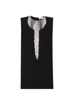 Sportmax crystal-embellished sleeveless mini dress - Black