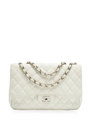 CHANEL Pre-Owned 2008-2009 Classic Single Flap shoulder bag - White
