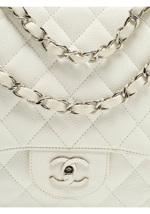 CHANEL Pre-Owned 2008-2009 Classic Single Flap shoulder bag - White