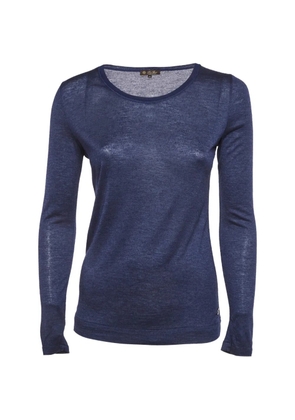 Louis Vuitton Pre-Owned crew-neck long-sleeve T-shirt - Blue