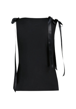 Simone Rocha bow-detail tank top - Black