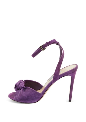 Prada Pre-Owned criss-cross ankle-strap sandals - Purple