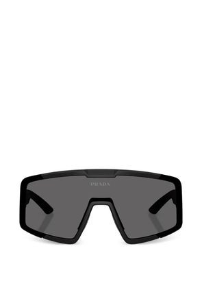 Prada Linea Rossa shield-frame sunglasses - Black