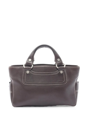 Celine Pre-Owned 2000s Boogie leather tote bag - Brown