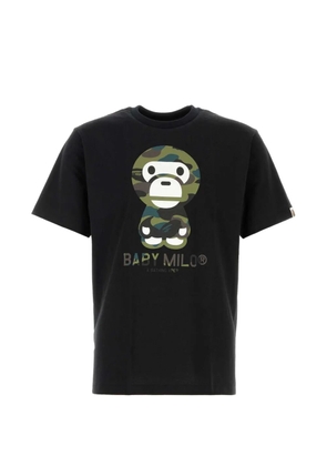 A BATHING APE® Baby Milo camo-print T-shirt - Black
