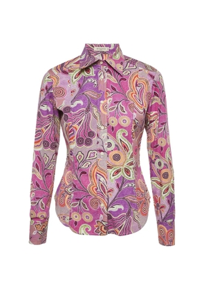 Etro Pre-Owned paisley-print shirt - Pink