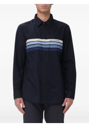 Emporio Armani logo-print shirt - Blue