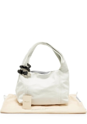 Jimmy Choo Pre-Owned Saba leather shoulder bag - White