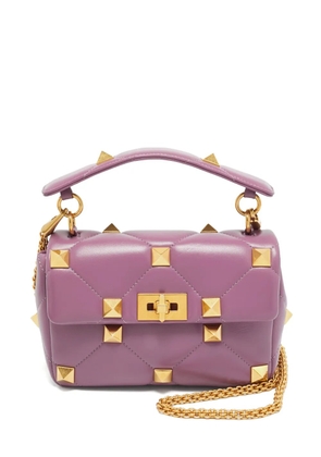 Valentino Garavani Pre-Owned Roman Stud quilted tote bag - Purple