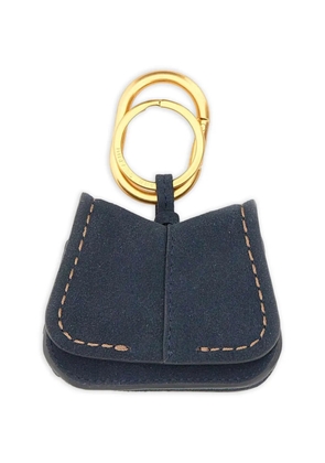 GIANNI CHIARINI Helena contrast-stitch keyring - Blue