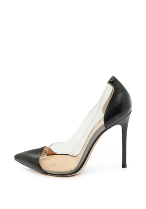 Gianvito Rossi Plexi pointed-toe pumps - White