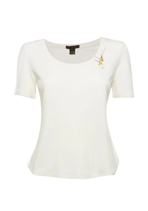 Louis Vuitton Pre-Owned padlock-detail T-shirt - White