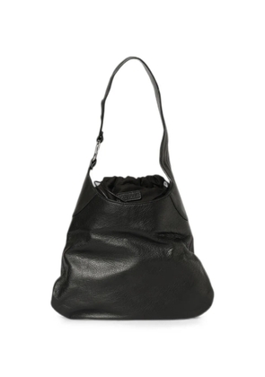Vic Matie Anita pebbled leather shoulder bag - Black