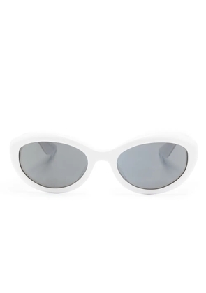 Oliver Peoples oval-frame tinted sunglasses - White