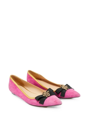Gucci Pre-Owned bow-embellished ballet flats - Pink