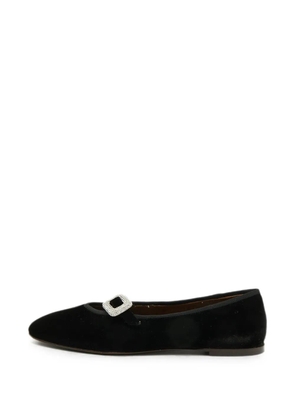 Giuseppe Zanotti Vintage crystal-embellished ballet flats - Black