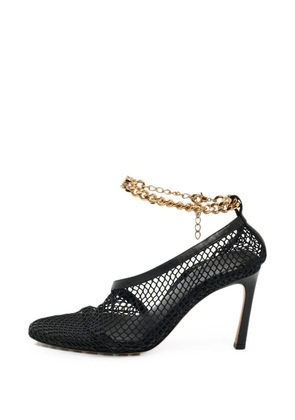 Bottega Veneta Pre-Owned Stretch chain-link mesh pumps - Black