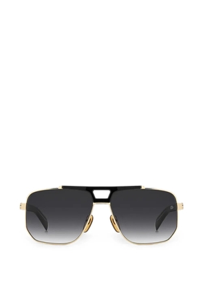 DAVID BECKHAM EYEWEAR pilot-frame sunglasses - Gold