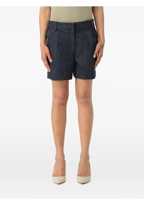 Brunello Cucinelli tailored pleated shorts - Blue