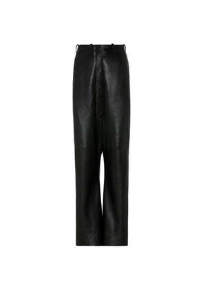 Maison Margiela leather trousers - Black