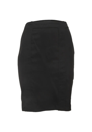 Gucci Pre-Owned gabardine midi skirt - Black
