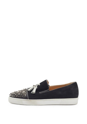 Christian Louboutin Pre-Owned Sicilian tassel sneakers - Blue