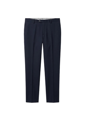 Tombolini pressed-crease tailored trousers - Blue