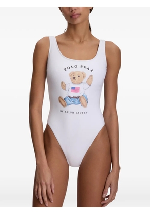 Polo Ralph Lauren polo bear swimsuit - White