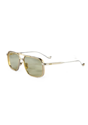 Cutler & Gross 1971 square-frame sunglasses - Gold