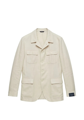 Tombolini patch-pocket shirt jacket - Neutrals